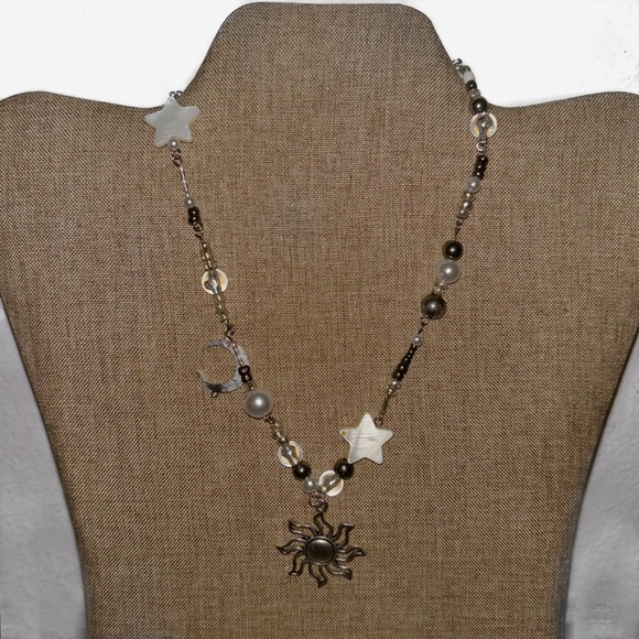 sun,moon & star hand made necklace - Picture 1 of 2
